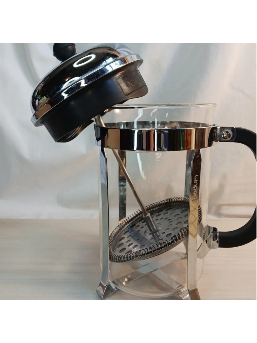 Bodum Chambord The Original French Press 8 Cup Coffee Maker 34 OZ Silver
